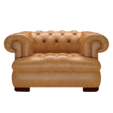 Drake Chesterfield Fåtölj Old English Buckskin