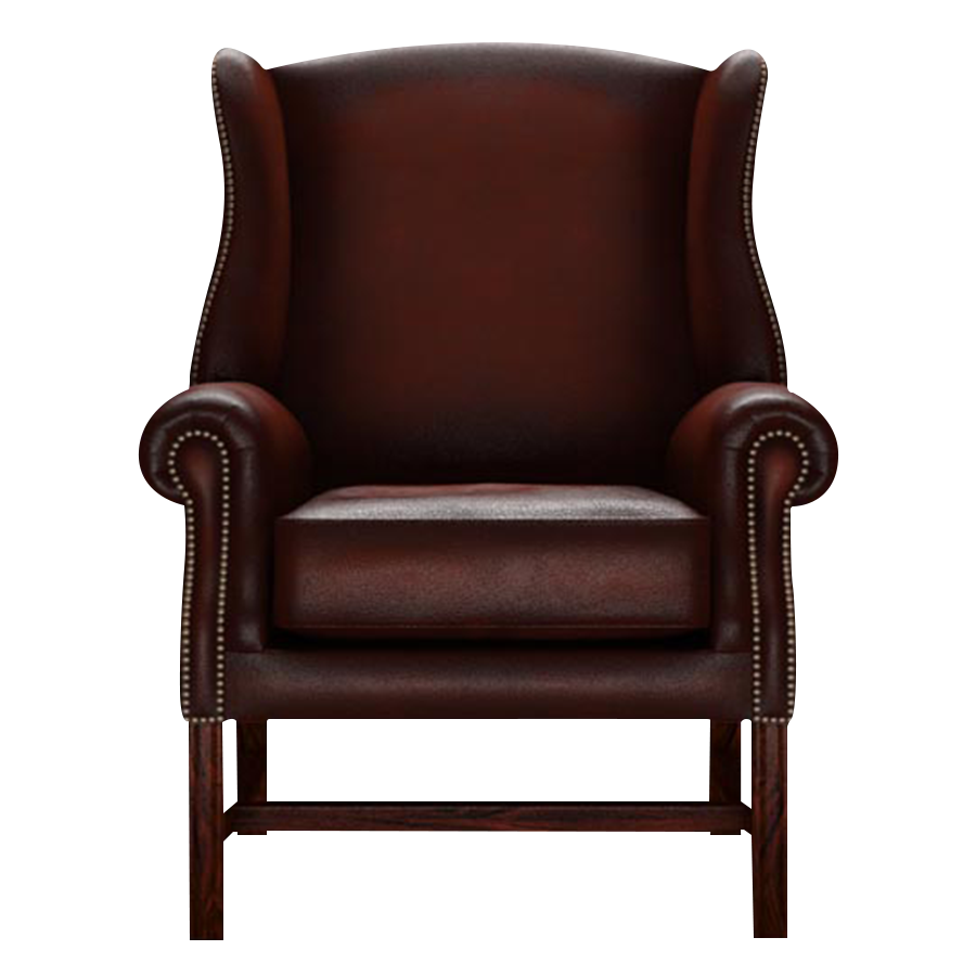 Drummond Chesterfield Fåtölj Antique Chestnut