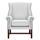 Drummond Chesterfield Fåtölj Birch White