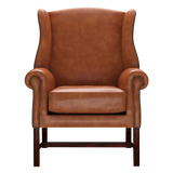 Drummond Chesterfield Fåtölj Old English Bruciato