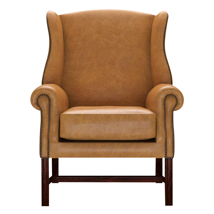 Drummond Chesterfield Fåtölj Old English Buckskin