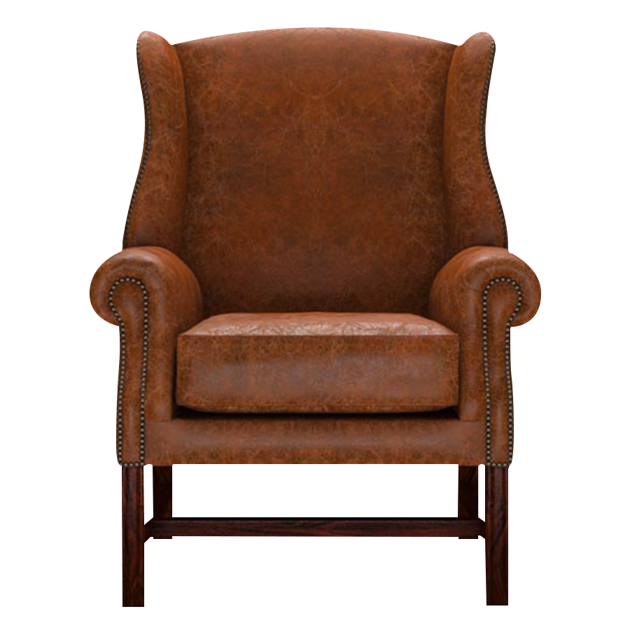Drummond Chesterfield Fåtölj Tudor Chestnut