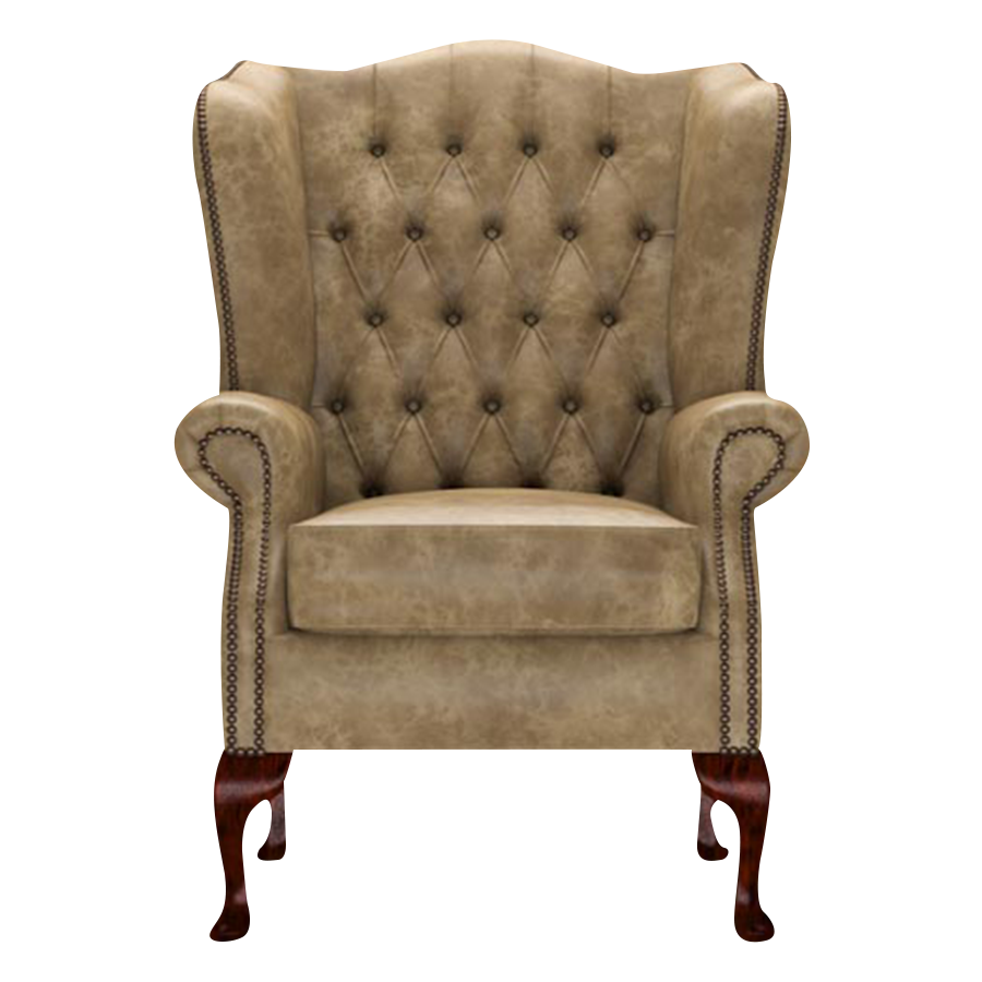 Gladstone Chesterfield Fåtölj Etna Beige