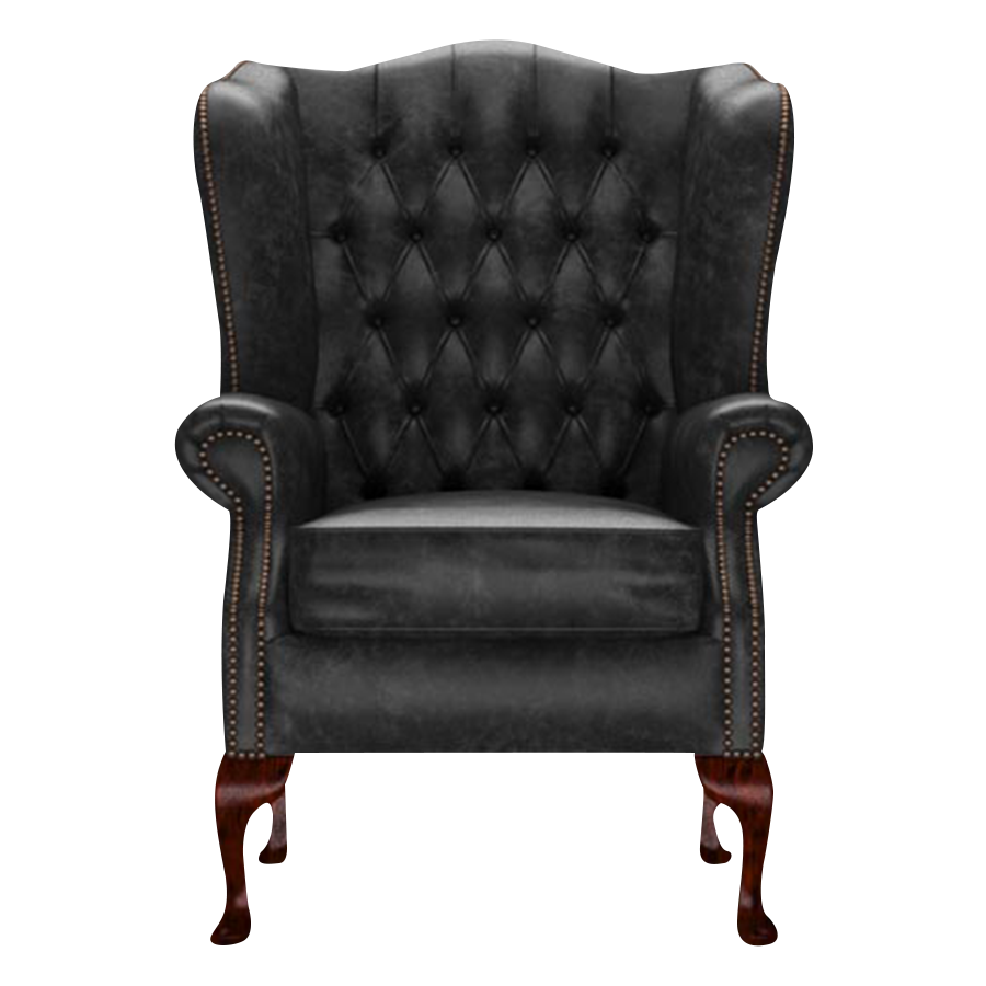 Gladstone Chesterfield Fåtölj Etna Black