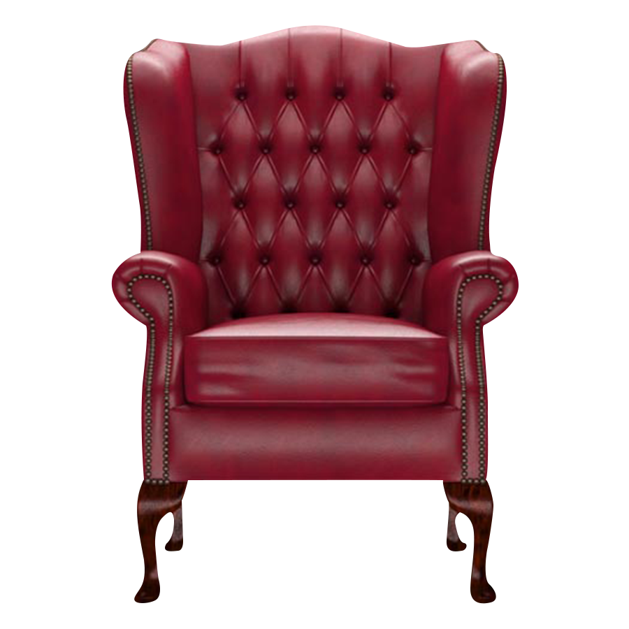 Gladstone Chesterfield Fåtölj Old English Gamay