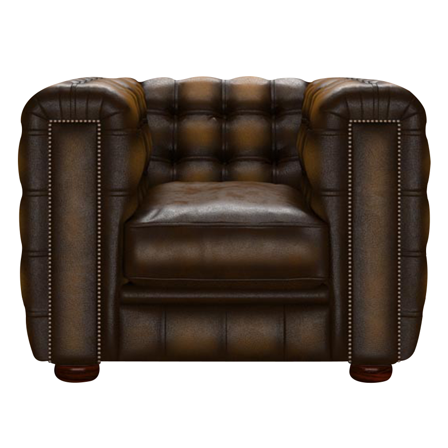 Kingsley Chesterfield Fåtölj Antique Gold