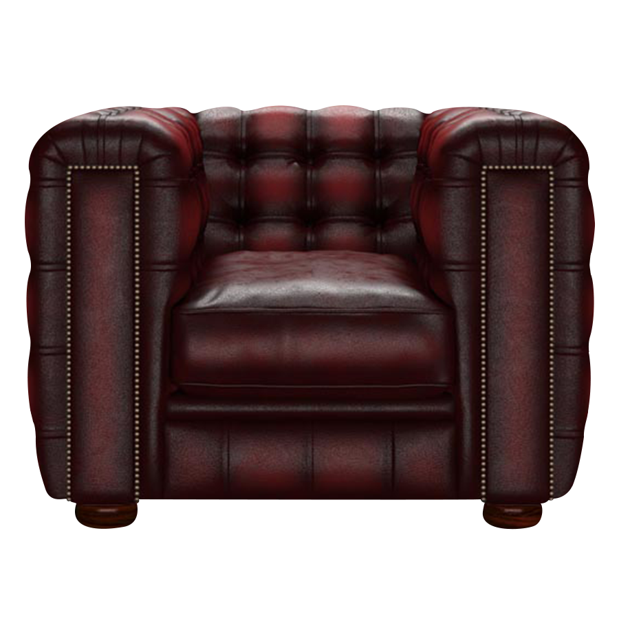 Kingsley Chesterfield Fåtölj Antique Red