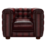 Kingsley Chesterfield Fåtölj Antique Red