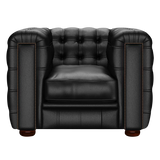 Kingsley Chesterfield Fåtölj Birch Black
