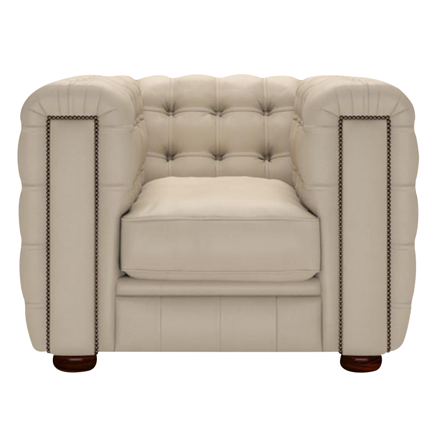 Kingsley Chesterfield Fåtölj Birch Blush Beige