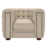 Kingsley Chesterfield Fåtölj Birch Blush Beige