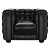 Kingsley Chesterfield Fåtölj Old English Black