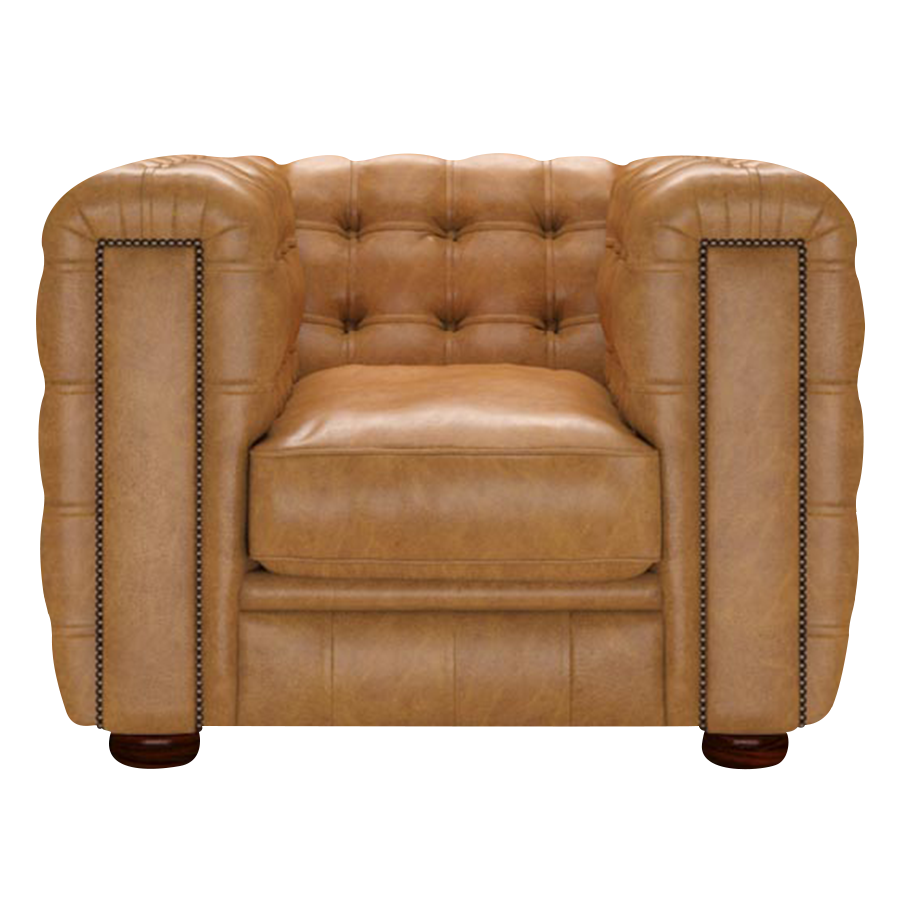 Kingsley Chesterfield Fåtölj Old English Buckskin