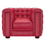 Kingsley Chesterfield Fåtölj Shelly Flame Red