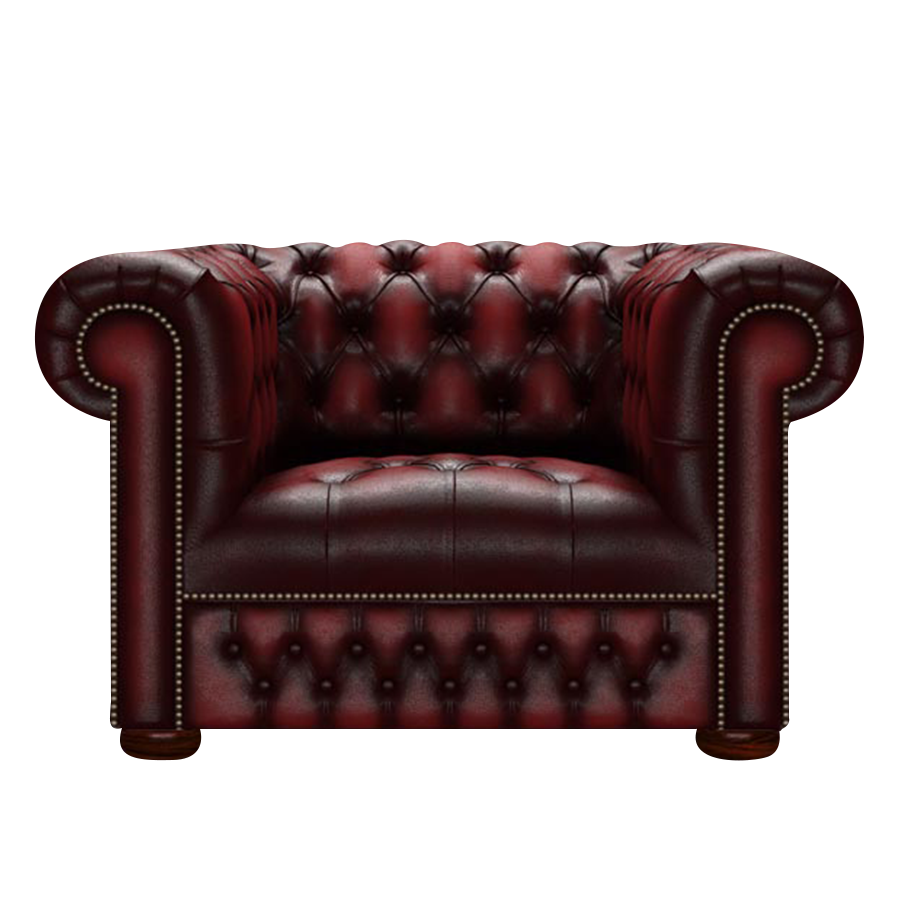 Linwood Chesterfield Fåtölj Antique Red
