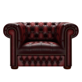 Linwood Chesterfield Fåtölj Antique Red
