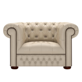 Linwood Chesterfield Fåtölj Birch Blush Beige