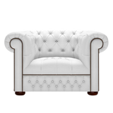Linwood Chesterfield Fåtölj Birch White