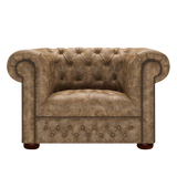 Linwood Chesterfield Fåtölj Etna Camel