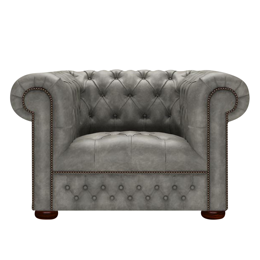 Linwood Chesterfield Fåtölj Etna Grey