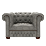 Linwood Chesterfield Fåtölj Etna Grey
