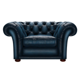 Shakespeare Chesterfield Fåtölj Antique Blue