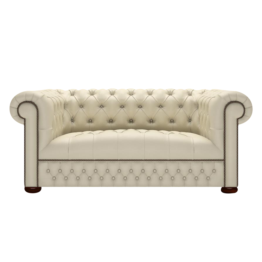Linwood 2 Sits Chesterfield Soffa Birch Ivory