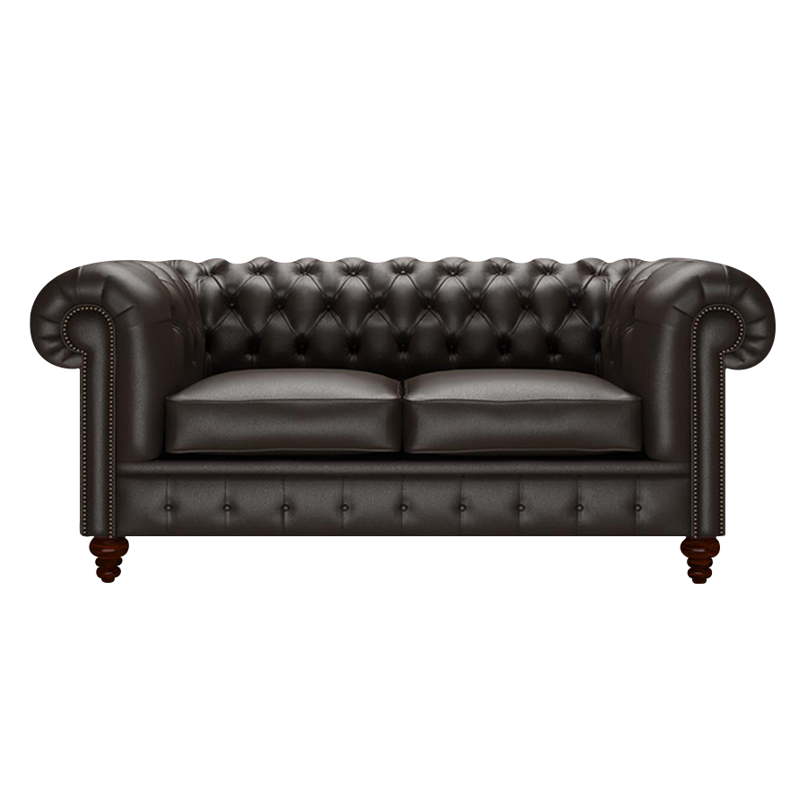 Raleigh 2 Sits Chesterfield Soffa Birch Brown