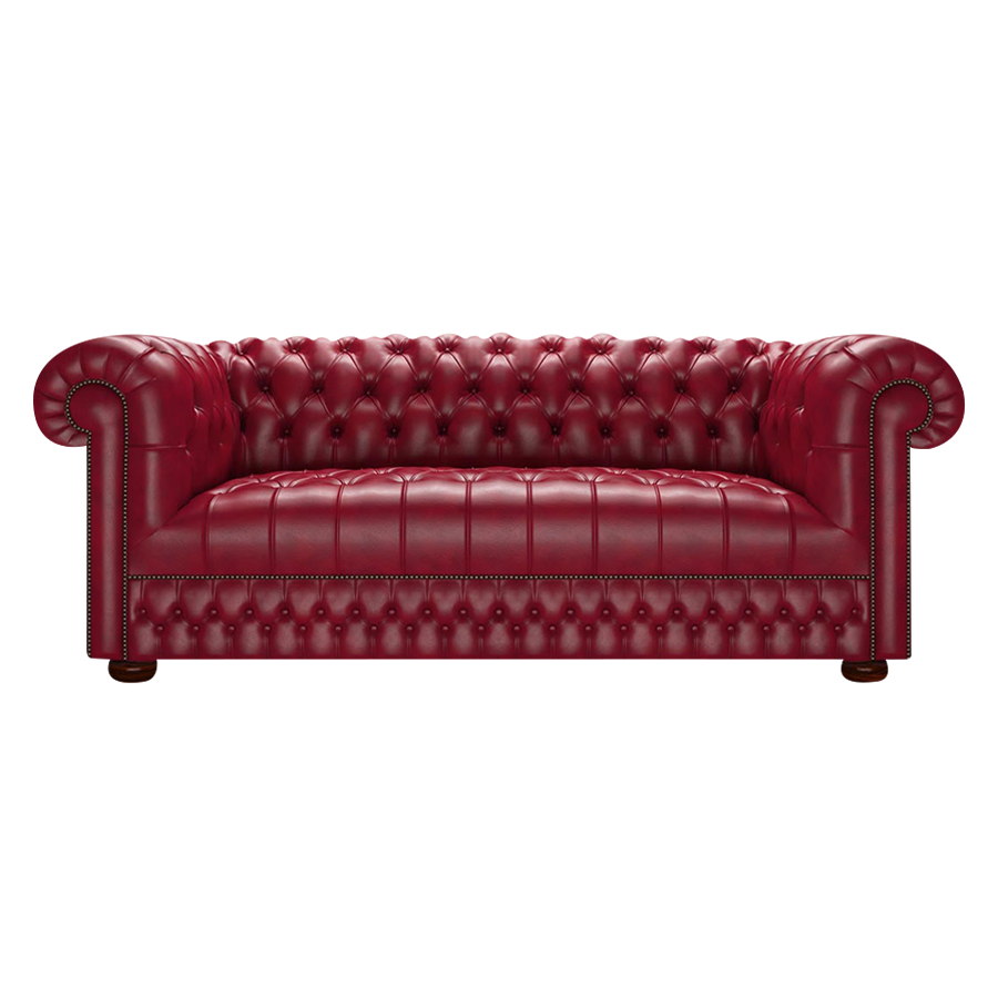 Cromwell 3 Sits Chesterfield Soffa Old English Gamay
