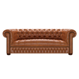 Linwood 3 Sits Chesterfield Soffa Old English Saddle