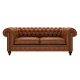 Raleigh 3 Sits Chesterfield Soffa Tudor Chestnut