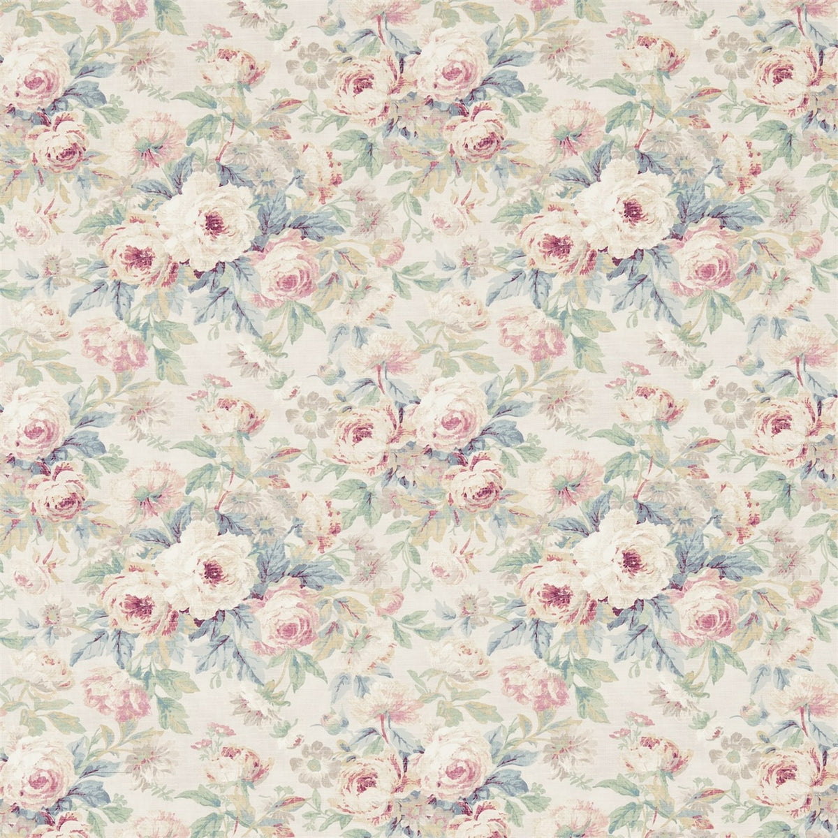 Sanderson Tyg Amelia Rose Wedgwood Rose