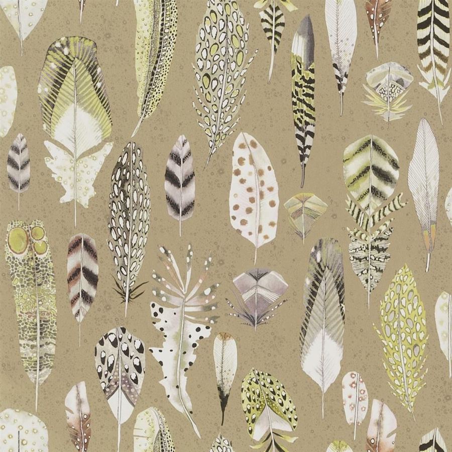 Designers Guild Tapet Quill Gold