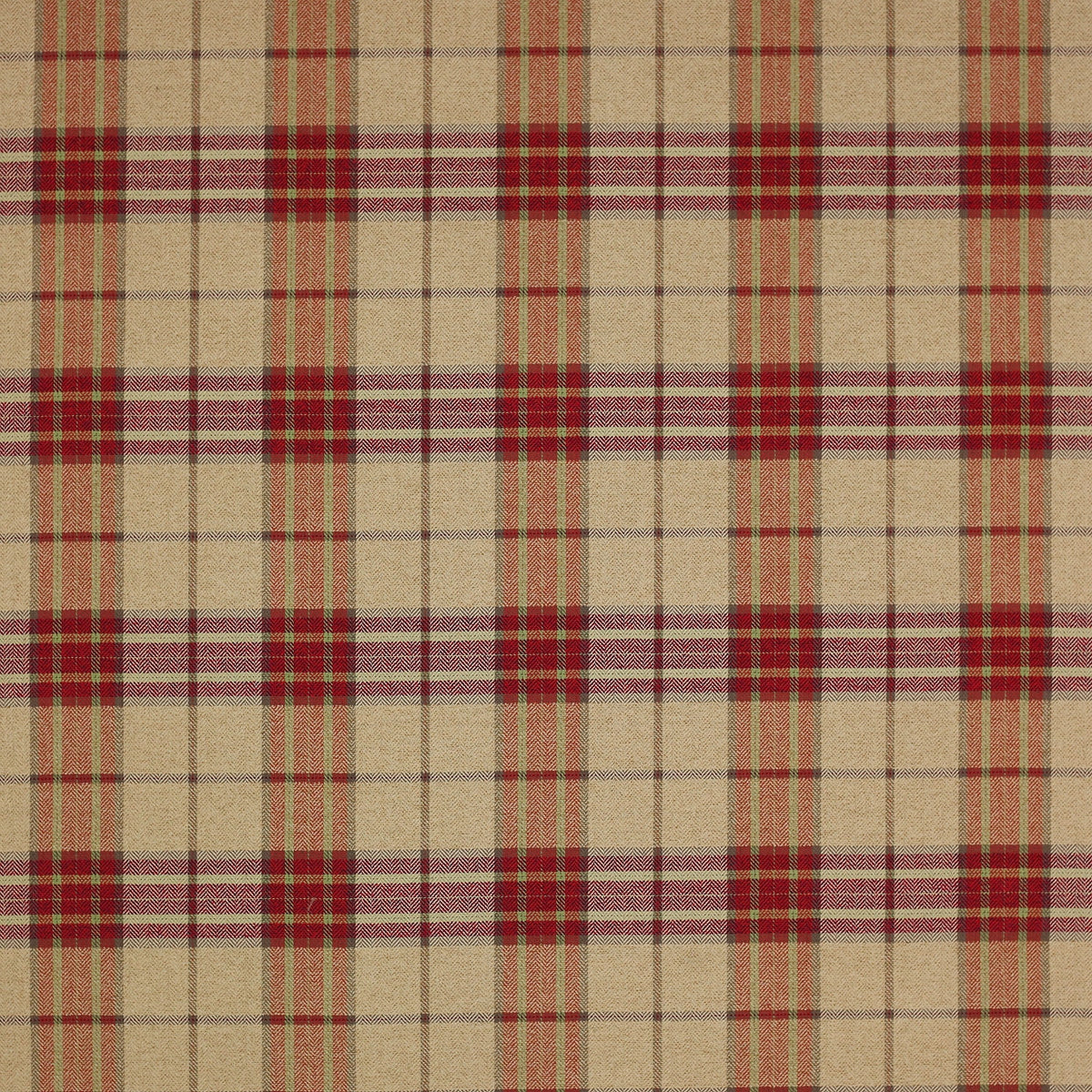 Colefax and Fowler Tyg Dunmore Check Red Green