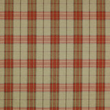 Colefax and Fowler Tyg Dunmore Check Tomato Sage