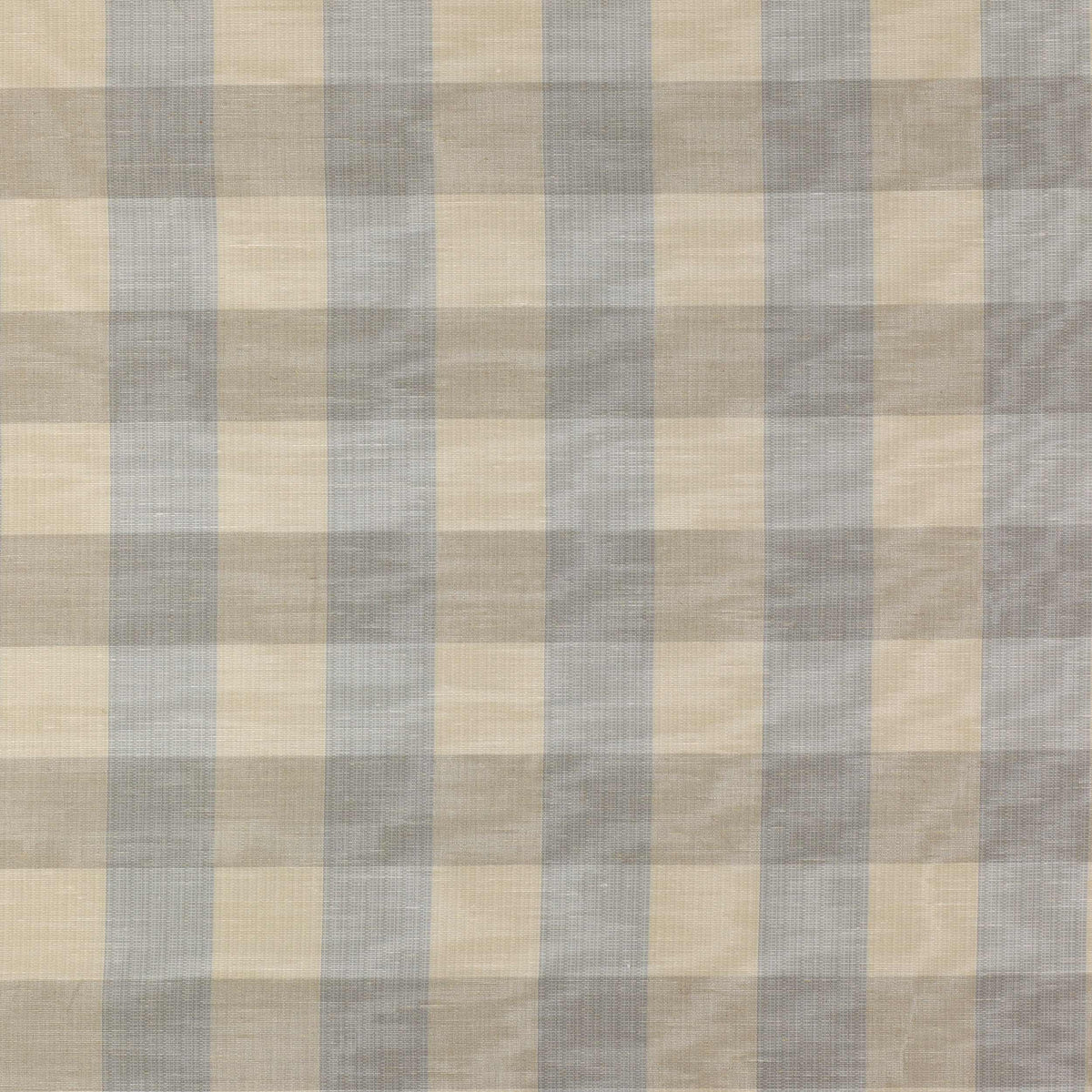 Colefax and Fowler Tyg Eaton Check Silver Blue