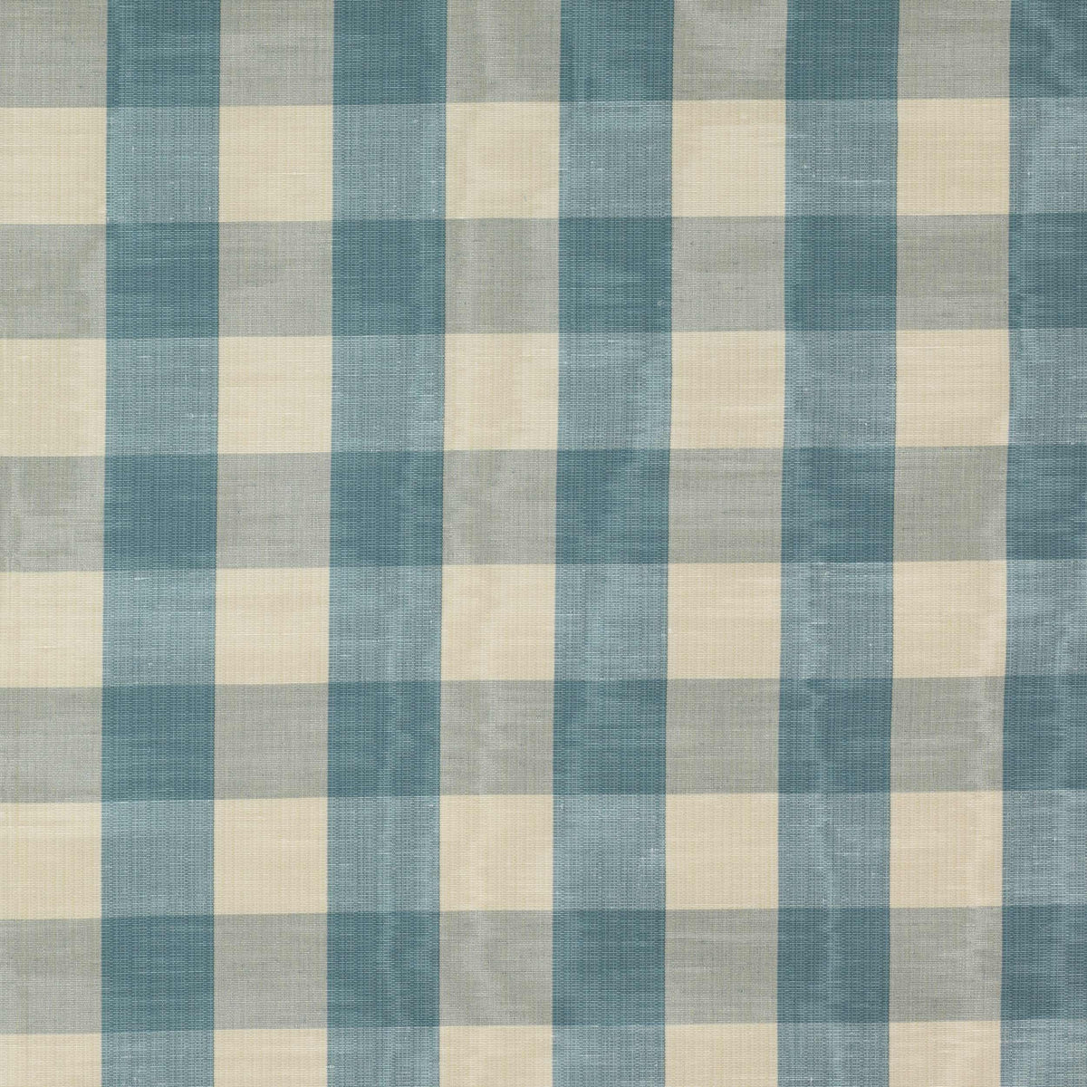 Colefax and Fowler Tyg Eaton Check Turquoise