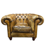*Raleigh Chesterfield Fåtölj – Mustard