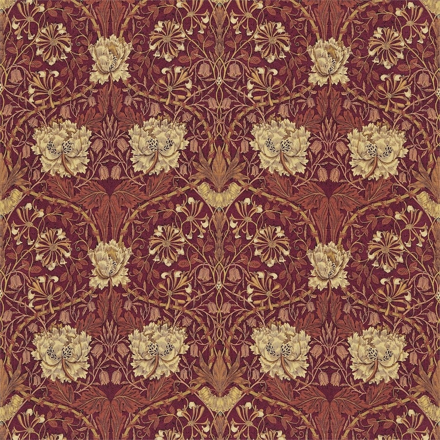 Honeysuckle & Tulip Tyg — Morris & Friends Volume II Fabrics — Morris & Co