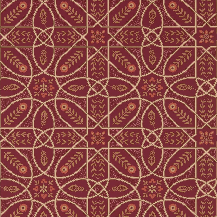Morris and Co Tapet Brophy Trellis Russet Gold
