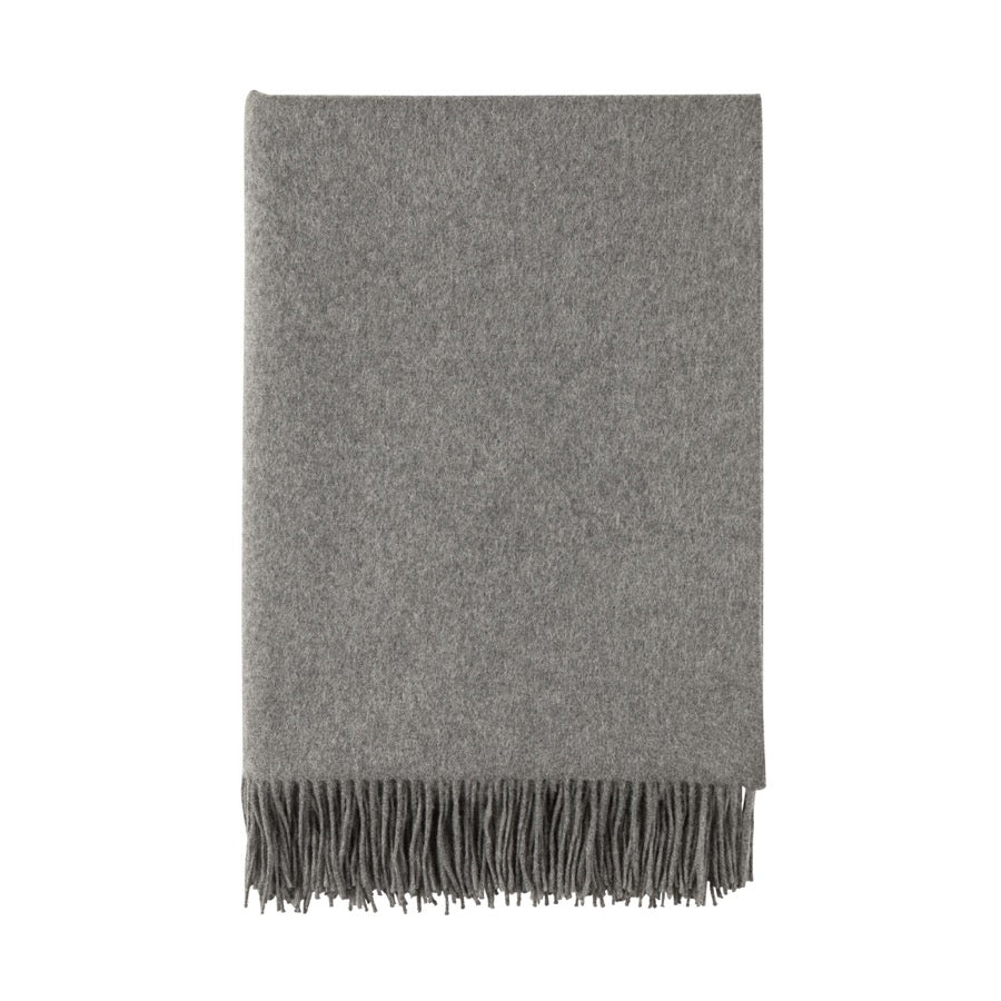 Johnstons Of Elgin Pläd Plain Cashmere Granite