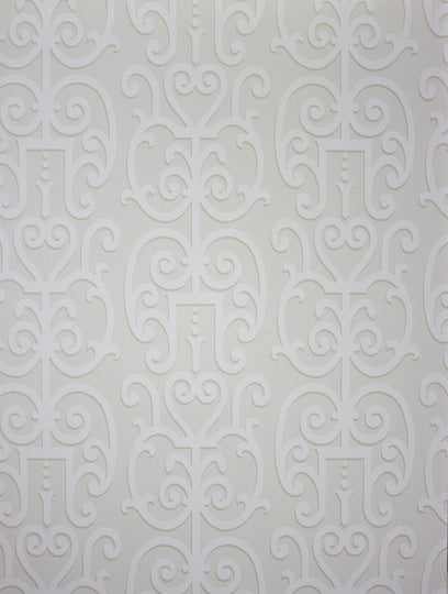 Osborne and Little Tapet Colleoni Vinyl Stone White