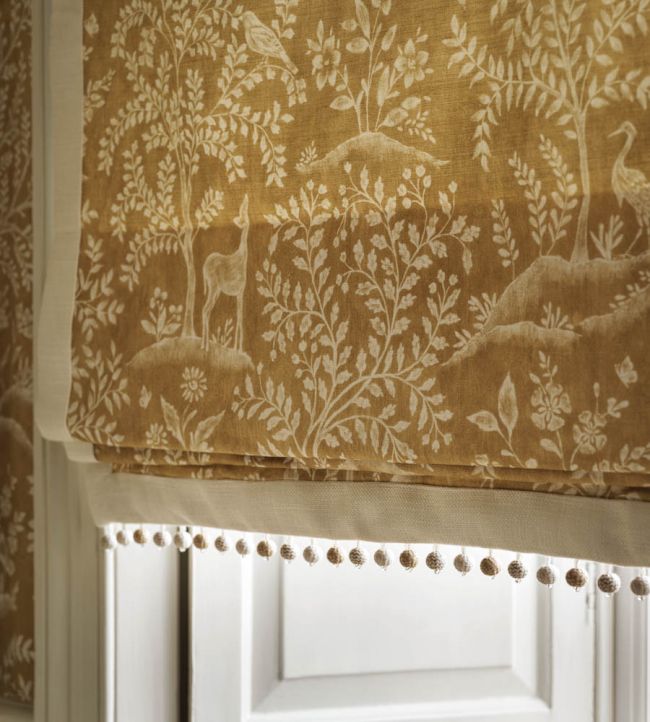 Nina Campbell Tyg Foret Ochre