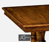 Matbord Rustik med Pelarfot – Walnut